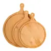 Shandong Jihai Tabla para Pizza de Pan Japonés Bandeja de Madera Simple y Elegante Bandeja para Restaurante Occidental Vajilla al por Mayor