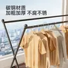 Secador de roupas em formato X para uso doméstico, adequado para varandas internas, secador de roupas de camada dupla, varal à prova de vento para exterior, uma ferramenta mágica para secar edredons