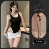 Lemon Story Ropa Interior Sexy Puro Deseo Agua Muerta Libre Mono con Entrepierna Abierta Espalda Descubierta Realzador de Pecho Pequeño 8012