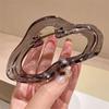 Nuevo Clip de Pinza de Tiburón Grande de Verano Clip de Nube Transparente Hielo Accesorio para el Cabello de Alta Gama Clip de Pinza Grande Accesorio para el Cabello Versátil y Elegante