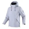 Directamente del fabricante, chaqueta con capucha unisex para primavera y otoño, cortavientos e impermeable para exteriores, para parejas JW26188