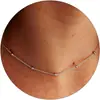 Amazon Cadena de eslabones Flash Transfronteriza Elegante Collar de Corazón Abierto Estrella Abierta Joyería de Moda Trendy para Chicas