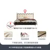 Tongyuite Lujo Accesible Estilo Retro Francés Crema Dormitorio Principal Onda Nueva Clase Ambiente Cama Doble Cama de Cuero