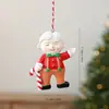 Decoraciones Navideñas Populares de Amazon, Adornos para Árbol de Navidad, Papá Noel de Resina, Muñeco de Nieve Navideño, Adornos de Comercio Exterior al por Mayor