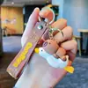 Llavero Colgante de Capibara de Dibujos Animados Muñeco Creativo Lindo Colgante para Coche de Pareja Regalo Pequeño Venta al por Mayor