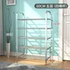 Zapatero de Acero Inoxidable Multicapa Simple Zapatero Almacenamiento Gabinete de Zapatos Interior Dormitorio Puerta Hogar Bonito Económico
