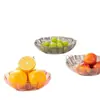 Prato de Frutas Dingmei, Prato Doméstico para Sementes de Melão e Amendoim, Prato de Lanches de Mesa de Centro de Sala de Estar de Luxo Leve e Bonito, Prato Decorativo Criativo