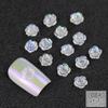 50 resina diamante unha decoração cor mágica Net vermelho explosão manicure Camellia joias tamanho acessórios flor tridimensional