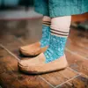 Z089 Calcetines para Niños al por Mayor Calcetines con Puño Rayado Lisos de Primavera y Verano Calcetines Lisos Sencillos de Algodón para Niños y Niñas