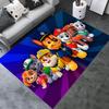 Equipo Wang Wang de Dibujos Animados y Animación Transfronteriza Decoración para Dormitorio Infantil Manta de Cabecera Alfombra de Juego para Gatear para Tienda Completa de Sala de Estar
