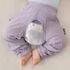 Pantalones de Entrepierna Abierta para Bebés, Pantalones de Algodón Puro de Verano para Bebés, Pantalones de Fondo Ancho para Niños, Estilo Delgado, Clase A, para Usar al Aire Libre