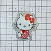 Novo Pó Solto Prata Estrela Gato Kt Kuromi Patches Acrílico Areia Movediça Desenho Animado Patches Acessórios de Joias Atacado