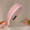 Diadema rosa de verano con calavera alta para niñas, diadema de presión para el cabello de temperamento dulce, pasador diario antideslizante, coleta para lavarse la cara