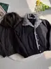 Chaqueta Corta de Algodón Gruesa Cálida de Invierno para Hombre con Cuello de Piel Sintética de Doble Capa Falsa, Estilo Americano