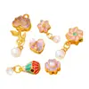 Colgante de Latón Año del Caballo Que No Se Desvanece, Accesorios de Joyería Hechos a Mano para DIY, Pulsera, Cuerda para la Mano, Accesorios, Collar, Piezas de Oro Arena