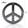 Pedra Biliar Preta Pingente Assimétrico Multiestilo Acessórios para Joias DIY Colar Pulseira Semi-Acabados Estilo Rocha Estiloso
