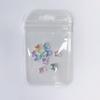 Librito Rojo Súper Venta Nuevo Aurora Color Mezclado Mini Accesorios para Arte de Uñas Hechos a Mano DIY Accesorios para Arte de Uñas para Niñas