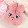 Cabeza de Muñeco Conejo de Peluche de Dibujos Animados, Lindos Accesorios de Conejito de Peluche, Diadema Hecha a Mano, Llavero, Accesorios de Animales para Manualidades