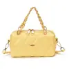 Bolsa Pequena de Alça Acolchoada com Diamantes Estilo Chanel Feminina 2026 Outono Nova Bolsa Quadrada Pequena Tendência Versátil Bolsa de Ombro Único Transversal