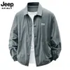Chaqueta Personalizada Jeep Spirit Jeep para Hombre Verano Solapa Chaqueta de Seda de Hielo Ropa Protectora Solar de Seda de Hielo para Hombre