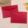 Sobre de papel ácido sulfúrico en stock color sólido tacto de alta calidad conjunto de invitaciones pequeño y fresco papel de color