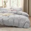 Juego de Funda Nórdica de Tres Piezas Transfronterizo en Color Café con Impresión Digital, Ropa de Cama y Textiles para el Hogar de Comercio Exterior de Amazon