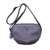 Bolso Bandolera Mini de Color Sólido Casual Estilo Japonés Nuevo para Mujer Bolso Pequeño de Viaje al Aire Libre Bolso para Teléfono Móvil Bolsa de Tela Ultra Ligera Impermeable