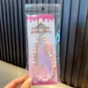 Cadena para llavero de teléfono móvil de perla, temblorosa, en vivo, cadena para llavero de teléfono móvil perlada, colgante, pequeño regalo, pulsera, venta al por mayor