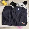 Pijama de Algodón Nube de Manga Larga y Pantalón Largo para Niñas, Lindo y Dulce, Dibujos Animados, Conjunto de Ropa para Casa