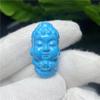 Magnesita de porcelana alta material vegetal turquesa azul bebé Buda espalda a tres vías Nube superior tridimensional cuentas de cintura con cuentas pulsera DIY