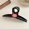 Grampo de cabelo tipo pinça de tubarão extra grande, novo modelo estilo coreano 2026, toque de alta qualidade, adequado para cabelos grossos, pinça de garra versátil e simples para penteados presos