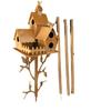 Soporte para Casa de Pájaros Transfronterizo Metal Adornos de Obra de Arte Creativa Estilo Características Europeas y Americanas Artesanías de Hierro para el Hogar