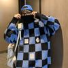 Suéter Espesso de Gola Alta Masculino Outono e Inverno Tendência Bonito Casual Malha Suéter Masculino Camisa Base Solta Suéter Jaqueta Masculina