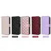 Adecuado para Samsung S26Ultra Cartera Pequeña tipo Chanel con Cremallera y Correa Cruzada S25Fe/S24 Ranura para Tarjeta Funda de Cuero para Teléfono