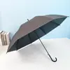 Guarda-chuva transparente de cabo longo, guarda-chuva automático de haste reta, guarda-chuva de proteção solar e de sombra, uso duplo para chuva e sol, guarda-chuva publicitário com logo feminino