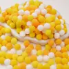 Poliéster Color Alta Elasticidad Pompon Bola de Felpa Pequeña Niños de Jardín de Infancia DIY Decoración Hecha a Mano Material Accesorios Pompon Pequeño