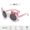 Nuevas gafas de sol polarizadas para niños, gafas de sol con lazo de dibujos animados para hombre, gafas de sol de silicona de moda para mujer, fabricantes al por mayor