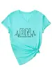RN registrado Estación independiente europea y americana de ebay Camiseta simple para mujer de cuello en V de manga corta al por mayor Comercio exterior transfronterizo