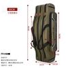 Bolsa para Caña de Pescar Bolsa para Equipo de Pesca Bolsa para Caña de Pescar Bolsa de Pesca Bolsa para Caña de Mar Resistente al Agua y al Desgaste 1.25 Metros Doble Capa Triple Capa Equipo de Pesca Shihai