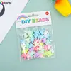 Exportação Transfronteiriça Resina Rosa Pulseira DIY Acessórios de Contas Cartão de Unha de Papel Cabeça Pulseira Acessórios de Contas Contas