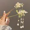 Lirio del Valle Estilo Antiguo Pasador Nuevo Estilo Chino Tassel Tocado Accesorios Dinastía Han Lámpara de Palacio Pasador Luminoso Pasador para Mujer
