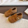 Sapatos de couro estilo coreano para meninas com solas macias, estilo britânico, novos sapatos de couro Mary Jane pequenos para primavera e outono de 2026, sapatos baixos retrô