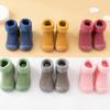 Ventas Directas de Fábrica Zapatos para Caminar de Bebé Modelos Otoño e Invierno con Forro de Felpa, Suela Gruesa Suave, Zapatos Ligeros para Bebés de 0 a 3 Años