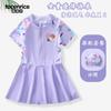 Traje de Baño de Dibujos Animados para Niños Traje de Baño para Niña Traje de Baño de Moda para Bebé para Niña Traje de Baño de Una Pieza con Falda Equipo de Entrenamiento Traje de Baño
