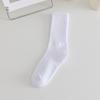 Calcetines de felpa Calcetines de media caña para mujer otoño e invierno engrosados cálidos ins modernos combinan con todo color sólido deportivos calcetines de pareja al por mayor