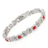 Pulsera Magnética Cruzada Ajustable en Forma de X, Best-Seller Transfronterizo Europeo y Americano, con Incrustaciones de Aleación y Diamante, Elegante y Versátil para Mujeres