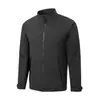 Chaqueta softshell exterior de estilo similar a Dijia con cuello alto, cortavientos de negocios, abrigo individual, a prueba de viento, impermeable, cálida ropa de trabajo