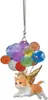 Decoración de Colgante de Gato Acrílico, Adorno Colgante para Interior de Coche Globo, Accesorio Divertido, Llavero para el Hogar
