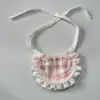 Toalha de Saliva para Cães de Estimação Transfronteiriça Gato Babador Boneca Figura Boneca Decoração Babador para Cães de Porte Médio e Pequeno