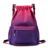 Mochila de Viagem Dobrável para Mulheres no Atacado, Bolsa de Compras Grande Capacidade em Tecido Oxford, Mochila Pequena com Cordão, Uso Duplo, Leve e Impermeável